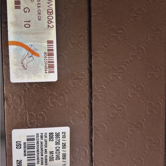 Gucci Leopard Print Pony Hair Slip-On Sneakers - Picture 8 of 13